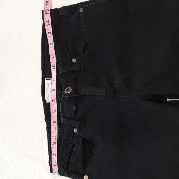 Madewell Size 28 Dark Indigo Blue Skinny Skinny Ankle-Zip Jeans, Gently Used - Picture 10 of 16